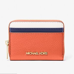 NWT MICHAEL KORS Jet Set Medium Color Block Wallet
